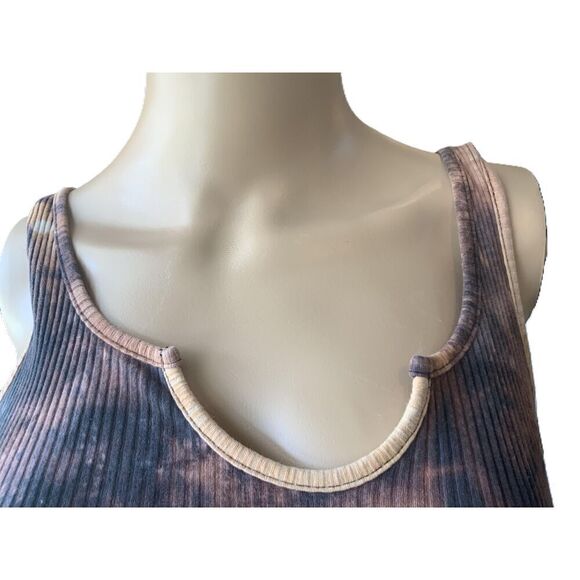 SHEIN Multi Scoop Neck Sleeveless Ribbed Crop Top Size Small - Picture 2 of 11